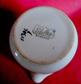 Listing 4 of 4 for SUPERB SHELLY BONE CHINA ART DECO MILK JUG PATTERN 11306 c 1925