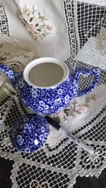 Listing 5 of 7 for Large Burleigh Calico Teapot 4 cup capacity