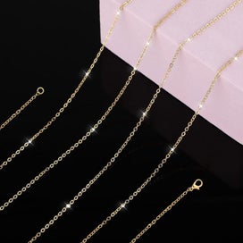 Listing 5 of 6 for 102pcs 16.4ft Stainless Steel Chains with Lobster Clasps Jump Rings for DIY