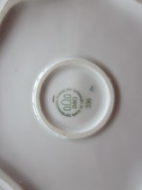 Listing 4 of 8 for Rare Seagull Service Dish with gold Eight Edged by Bing & Gondahl Copenhagen