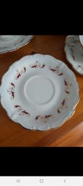 Listing 3 of 7 for Fine China Huguenot Soup Bowls with Plates x 6 Plus Dinner Plates x 4