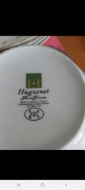 Listing 5 of 7 for Fine China Huguenot Soup Bowls with Plates x 6 Plus Dinner Plates x 4