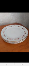 Listing 6 of 7 for Fine China Huguenot Soup Bowls with Plates x 6 Plus Dinner Plates x 4