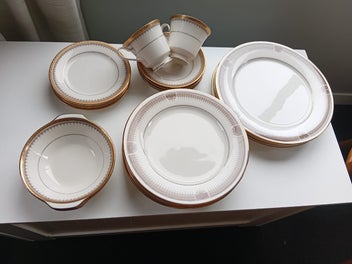 Listing 2 of 6 for 23 pc Noritake Windermere 7030 Bowls, Plates, Tea Cups & Saucer GR8 COND