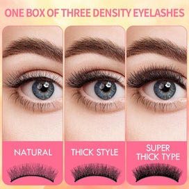 Listing 6 of 7 for Lash Buddy Self-adhesive Eyelashes,3 Pairs Self-Sticking False Eyelashes Na