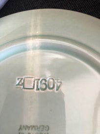 Listing 4 of 5 for German Majolica Look----- Set Of Display Plates.