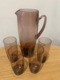 Listing 2 of 2 for Beautiful jug and glasses