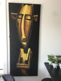 Listing 1 of 1 for The Easter Island Man…. Bespoke and Hand Painted in Bali 1450x600