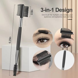 Listing 7 of 7 for Eyebrow Brush Eyelash Separator Brow Comb & Lash Spoolie Professional Eye M