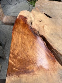 Listing 15 of 20 for AK250062 Ancient Swamp Kauri Stump Slab – 120 × 120 / 110 × 8.5 cm