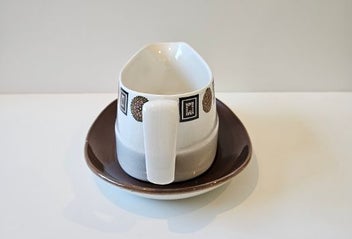 Listing 5 of 10 for English Made & Empathetic Copy of an Alfred Meakin Design. Gravy Boat & Saucer.