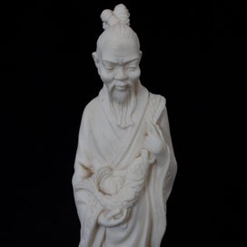 Listing 5 of 6 for Vintage small, resin bonded marble and alabaster statue by Arnaldo Gianelli