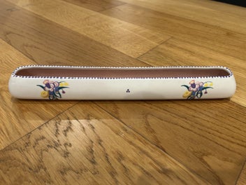 Listing 2 of 6 for Vintage Poole flower floral posy trough vase tray - Adorable