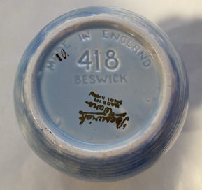 Listing 6 of 6 for Beswick Pot Belly Vase Scandi Colours 418 - Stunning