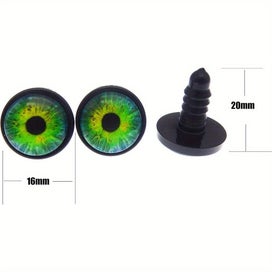 Listing 6 of 8 for 40PCS 24MM Dragon Safety Eye Plush Animal Crafts Making for Adult Artist Mo