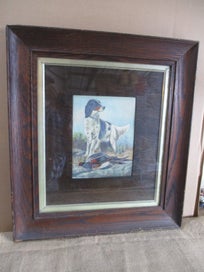 Listing 2 of 3 for Beautiful original oil painting in an oak frame.