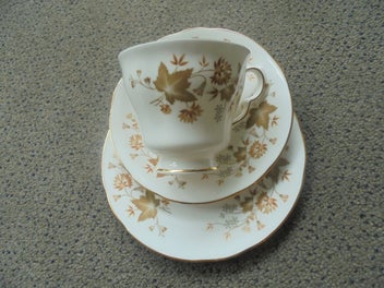 Listing 1 of 9 for 'Avon' pattern English bone china trio - Colclough