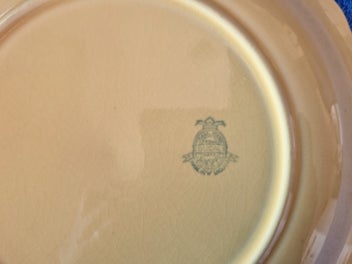 Listing 13 of 13 for VINTAGE CROWN DUCAL FRUIT OR VEGETABLE DRAINING SET TWO FOOTED DISHES AND PLATE