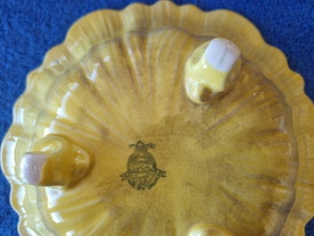 Listing 9 of 13 for VINTAGE CROWN DUCAL FRUIT OR VEGETABLE DRAINING SET TWO FOOTED DISHES AND PLATE