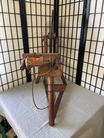 Listing 3 of 6 for Traditional Wooden Spinning Wheel