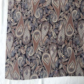Listing 9 of 9 for Vintage Paisley Silk Fabric Piece