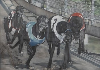 Listing 2 of 2 for Beautiful Piece of Pastel Art: The Last Race