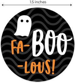 Listing 3 of 5 for 500Pcs/roll For Halloween Party Gift DIY Decorative Stickers - 3ROLLS - 2