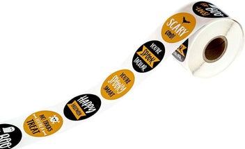 Listing 4 of 5 for 500Pcs/roll For Halloween Party Gift DIY Decorative Stickers - 3ROLLS - 2