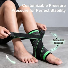 Listing 4 of 7 for Sleeve for Heel, Foot & Ankle Pain Relief, Ankle Brace Support Wrap for Kid