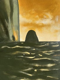 Listing 2 of 3 for 'The Fishing Net - Whatipu' Original Artwork by NZ artist Stu Duval