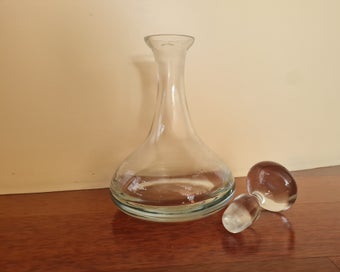 Listing 1 of 4 for Vintage ship's decanter- elegant and sturdy