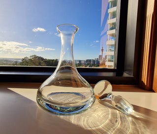 Listing 4 of 4 for Vintage ship's decanter- elegant and sturdy