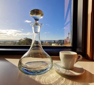 Listing 3 of 4 for Vintage ship's decanter- elegant and sturdy