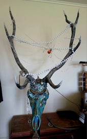 Listing 2 of 8 for STAG Skull Art Piece