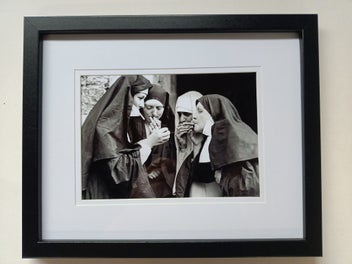 Listing 1 of 1 for "Nuns Smoking" Framed Print - Classic -