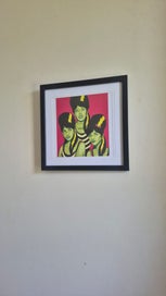 Listing 2 of 5 for Anne Cobai “FRANKETTE” Framed Lowbrow Pop Art Print – Rare / Out of Print