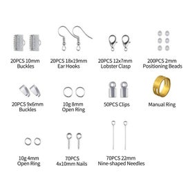 Listing 6 of 7 for Jewelry Making Kit DIY Earring Making Kit with Earring Hooks Pins Wire Lobs