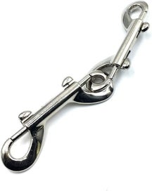 Listing 2 of 5 for Bolt Snaps Double Ended Hook Heavy Duty 3.5inch Zinc Alloy Trigger Chain Me