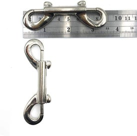 Listing 5 of 5 for Bolt Snaps Double Ended Hook Heavy Duty 3.5inch Zinc Alloy Trigger Chain Me