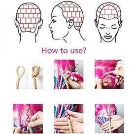 Listing 3 of 6 for Braids Hair Extensions Synthetic Hair for Women 20 Inch Light Weight 25G Br