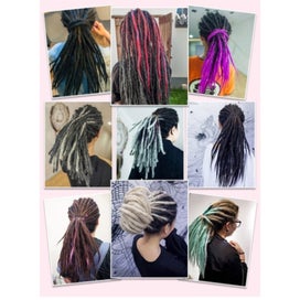 Listing 6 of 6 for Braids Hair Extensions Synthetic Hair for Women 20 Inch Light Weight 25G Br