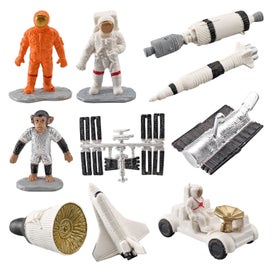 Listing 1 of 8 for 10Pcs Astronaut Figurines Cake Topper, Outer Space Cake Decoration, Spacema