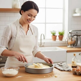 Listing 2 of 7 for Perfectrelease Cake Pan, 9.8 Inch Nonstick Baking Pan with Quick-Release Le