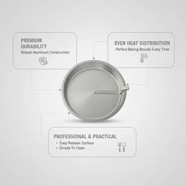 Listing 4 of 7 for Perfectrelease Cake Pan, 9.8 Inch Nonstick Baking Pan with Quick-Release Le
