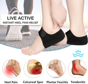 Listing 2 of 6 for 2Pairs Heel Protectors, Heel Cups, Gel Heel Cushion Support for Plantar Fas