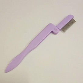Listing 5 of 5 for Eyelash Comb, Folding Stainless Steel Eyelash Eyebrow Comb Brow Brush Beaut