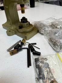 Listing 3 of 3 for Heavy duty rivet/button press and parts.