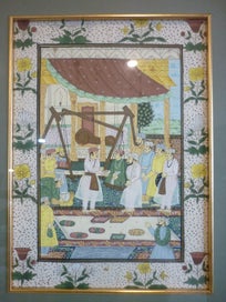 Listing 2 of 7 for MOGHUL (INDO / PERSIAN) ORIGINAL PAINTING. BEAUTIFULLY FRAMED