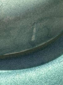 Listing 9 of 9 for 1 DOLLAR RESERVE Rare teal Crown Lynn ginger jar