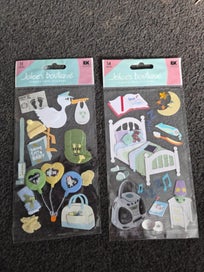 Listing 3 of 4 for Ek success dimensional stickers - new baby bulk lot